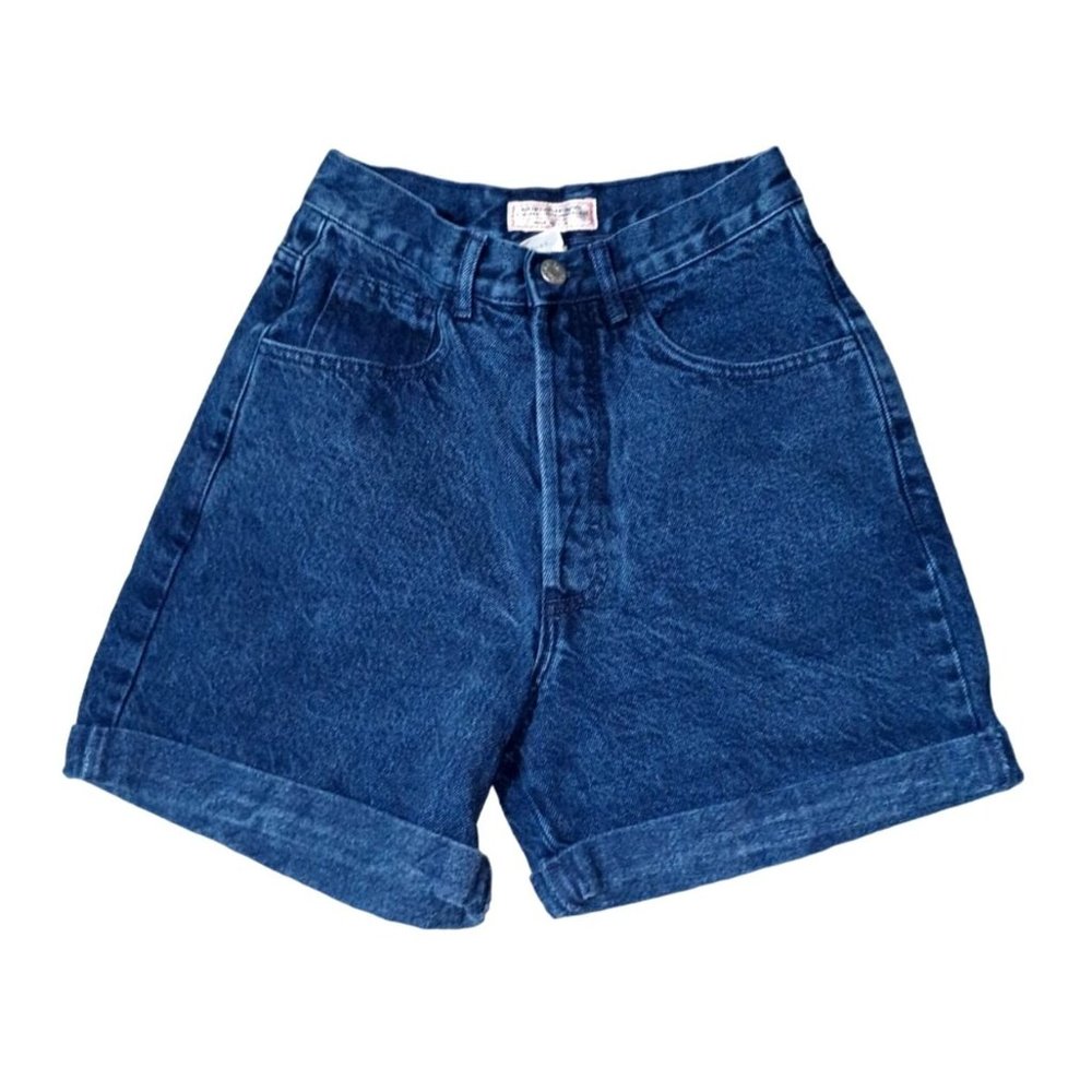 Vintage Guess Jean Shorts Womens Size 27 24 Blue Indigo Denim Georges Marciano D - Picture 3 of 7